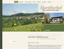 Tablet Screenshot of martiburhof.de